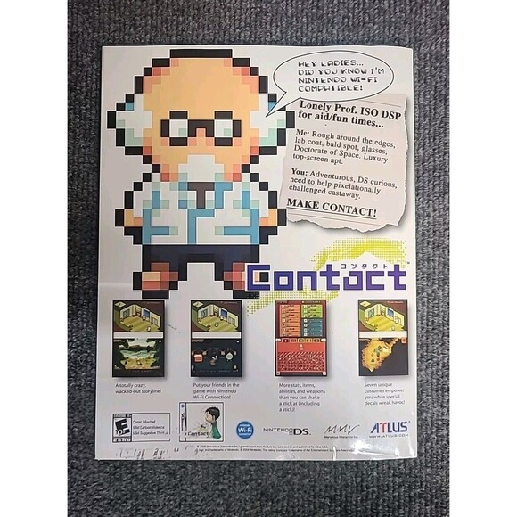 Nintendo Power Magazine Volume 208 October 2006 Final Fantasy III Pokemon Poster - Picture 2 of 9